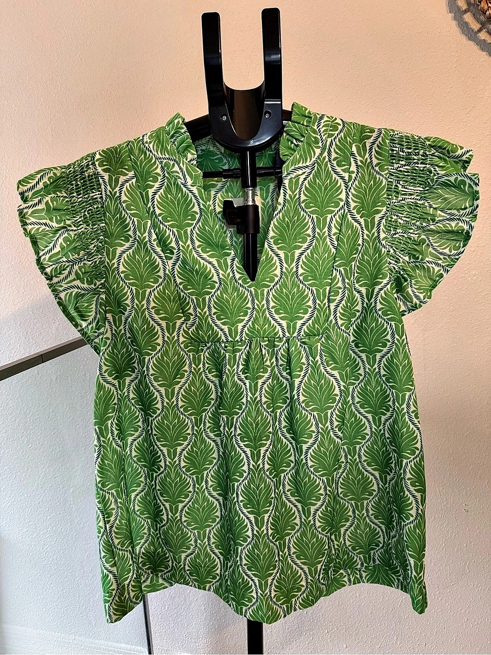 Umgee Floral Blouse